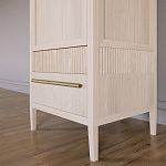 Узкий Шкаф Primo с 2 выдвижными ящиками Светлый дуб варинант исполнения - 4 | Loft Concept в Кирове