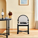 Дизайнерский стул деревянный с полукруглой спинкой Highquality варинант исполнения - 3 | Loft Concept в Кирове