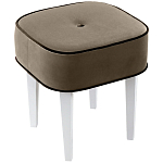Квадратный мягкий пуф на белых ножках Winton Pouf Square варинант исполнения - 3 | Loft Concept в Кирове