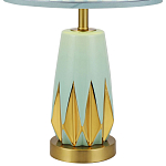 Настольная лампа с абажуром Femia Turquoise Gold Table Lamp варинант исполнения - 3 | Loft Concept в Кирове