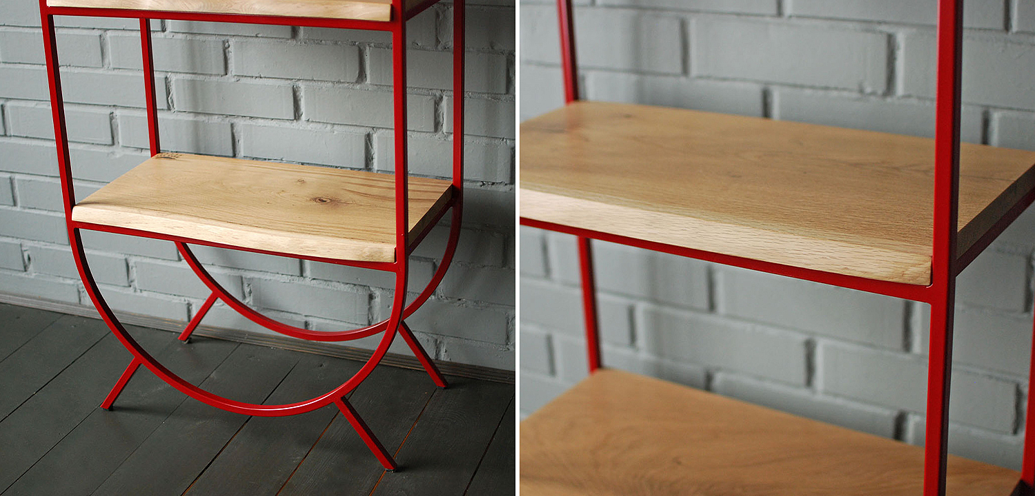 Стеллаж Rumo Industrial Metal Rust Rack Стеллаж Rumo Industrial Metal Rust Rack - Loft-Concept в Кирове
