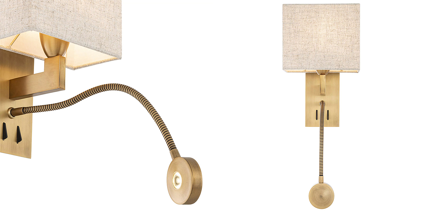 Бра Eichholtz Wall Lamp Reading Linen Бра Eichholtz Wall Lamp Reading Linen - Loft-Concept в Кирове