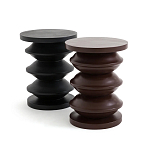 Фигурный приставной столик бордового цвета  AMORPHOUS варинант исполнения - 2 | Loft Concept в Кирове