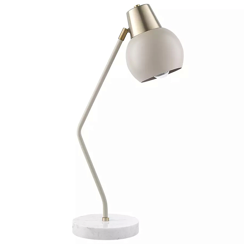 Настольная лампа с регулируемым плафоном Adjustable Lamp Бежевый Сливовый Настольная лампа с регулируемым плафоном Adjustable Lamp Бежевый Сливовый в Кирове | Loft Concept