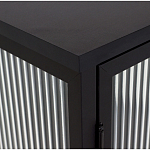 Сервант двухдверный с рифленым стеклом The Keeper варинант исполнения - 3 | Loft Concept в Кирове