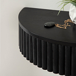 Прикроватный подвесной столик с ящиком черный Bedside Hanging Table варинант исполнения - 4 | Loft Concept в Кирове