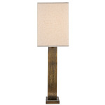 Настольная лампа с корпусом в форме кольца и прямоугольным абажуром French Ring варинант исполнения - 4 | Loft Concept в Кирове