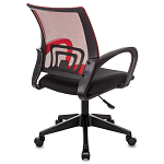 Офисное кресло с основанием из черного пластика Desk chairs Red варинант исполнения - 4 | Loft Concept в Кирове