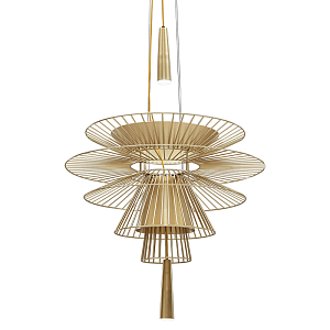 Люстра с металлическим плафоном Shade Metal Chandelier