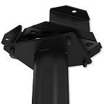 Барный стул вращающийся со спинкой и подлокотниками Douglas Rhombus Синий Велюр варинант исполнения - 6 | Loft Concept в Кирове