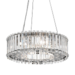 Люстра подвесная круглая с множеством вертикальных прямоугольных кристаллов Kichler варинант исполнения - 1 | Loft Concept в Кирове