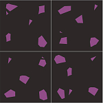 Плитка с узором Осколки варинант исполнения - 3 | Loft Concept в Кирове