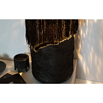 Напольная лампа черная с текстильными элементами "ЯРВИ" варинант исполнения - 7 | Loft Concept в Кирове