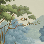 Обои ручная роспись African Savannah Eden варинант исполнения - 2 | Loft Concept в Кирове