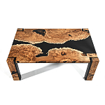 Кофейный Стол River in Autumn Elm Resin Coffee Table варинант исполнения - 2 | Loft Concept в Кирове