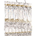 Люстра подвесная круглая из прозрачного хрусталя с золотым корпусом Selfsufficient варинант исполнения - 8 | Loft Concept в Кирове