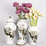 Декоративная ваза с крышкой Flowers in Pots варинант исполнения - 4 | Loft Concept в Кирове