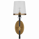 Бра настенное с прозрачным стеклянным абажуром Simple Pure Form варинант исполнения - 3 | Loft Concept в Кирове