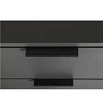 Комод цвета графит с 3-мя ящиками Strict Lines  варинант исполнения - 5 | Loft Concept в Кирове