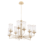 Люстра с 9-ю цилиндрическими стеклянными плафонами Jeanette варинант исполнения - 1 | Loft Concept в Кирове