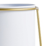 Кашпо из металла и латуни Elegance Elevated Planters белое варинант исполнения - 3 | Loft Concept в Кирове