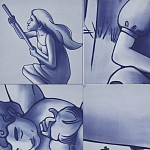 Плитка с рисунком Первый сон варинант исполнения - 3 | Loft Concept в Кирове