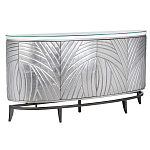 Комод фактурный серебристый с дверцами Silver Chest of Drawers варинант исполнения - 1 | Loft Concept в Кирове