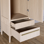 Узкий Шкаф Primo с 2 выдвижными ящиками Светлый дуб варинант исполнения - 5 | Loft Concept в Кирове