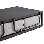 Садовый диван на каркасе из алюминия Petro варинант исполнения - 6 | Loft Concept в Кирове