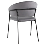 Стул в велюре серого цвета Horizon варинант исполнения - 5 | Loft Concept в Кирове