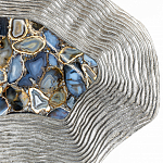 Кофейный стол со столешницей из агата Agate Design Blue  варинант исполнения - 3 | Loft Concept в Кирове