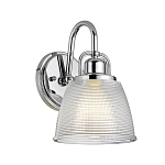 Бра с прозрачным рифленым плафоном в форме колокола Quoizel варинант исполнения - 1 | Loft Concept в Кирове