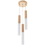 Подвесной светильник Dew Drops Tube Gold Trio Hanging Lamp варинант исполнения - 3 | Loft Concept в Кирове