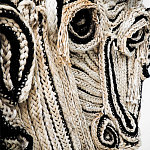 Арт-Объект из нитей Черно-Белый портрет Joana Schneider  варинант исполнения - 1 | Loft Concept в Кирове