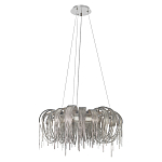 Люстра круглая подвесная с металлическими дугами и длинными цепочками 80 см Atlantis Chain варинант исполнения - 2 | Loft Concept в Кирове