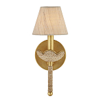 Бра из кованого железа с отделкой плетеной веревкой и сусальным золотом Parisian Style варинант исполнения - 4 | Loft Concept в Кирове