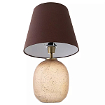 Настольная лампа с тканевым абажуром на овальном основании Lampshade on Oval Base варинант исполнения - 2 | Loft Concept в Кирове