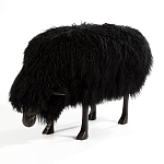 Банкетка Овечка черная Sheep Bench Black head down варинант исполнения - 2 | Loft Concept в Кирове