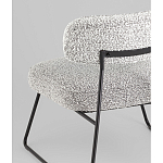 Кресло лаунж Kate букле серый варинант исполнения - 3 | Loft Concept в Кирове