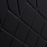 Комод черный округлой формы с рельефным фасадом Black Cut варинант исполнения - 5 | Loft Concept в Кирове