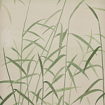 Обои ручная роспись Wild Grasses Special Colourway on Bleached Silver slub silk варинант исполнения - 2 | Loft Concept в Кирове