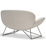 Дизайнерский двухместный диван Gio Ponti D.157.6  - DUE FOGLIE Sofa варинант исполнения - 6 | Loft Concept в Кирове