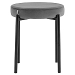 Табурет с мягким круглым сиденьем RIO Grey варинант исполнения - 2 | Loft Concept в Кирове