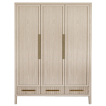 Большой Шкаф Primo Светлый дуб с 3 дверьми и 3 выдвижными ящиками варинант исполнения - 7 | Loft Concept в Кирове