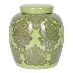 Банка с крышкой Porcelain Malachite Jar варинант исполнения - 1 | Loft Concept в Кирове