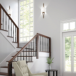 Бра с цилиндрическим тканевым абажуром белого цвета Feiss варинант исполнения - 2 | Loft Concept в Кирове