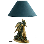 Настольная лампа с абажуром Дракон Green Dragon Синий абажур варинант исполнения - 1 | Loft Concept в Кирове