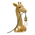 Настольная лампа в детскую Жираф в золотом костюме варинант исполнения - 1 | Loft Concept в Кирове
