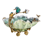 Чаша в виде листка лотоса с птицами Eden Garden варинант исполнения - 4 | Loft Concept в Кирове