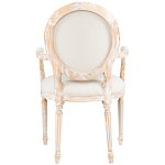 Стул с подлокотниками из массива бука бежевый Solid Luxury варинант исполнения - 2 | Loft Concept в Кирове